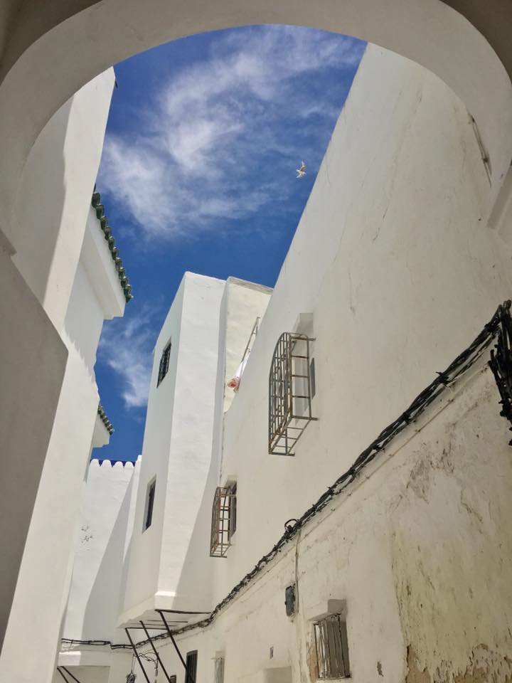 Wandering the streets of the Tangier medina as a solo female traveller 