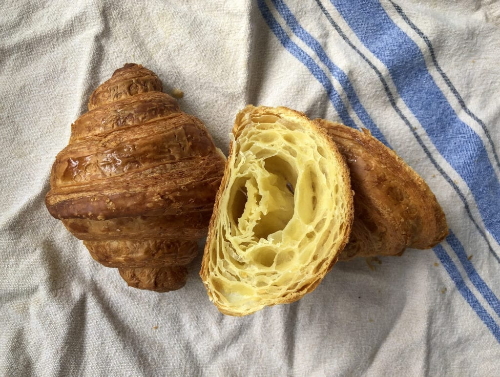 L'Atelier Patisserie's croissant. On the hunt for the best croissant in Vancouver