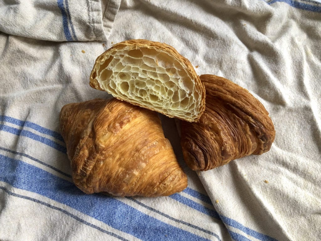 Beaucoup Bakery's croissant in Vancouver, BC.