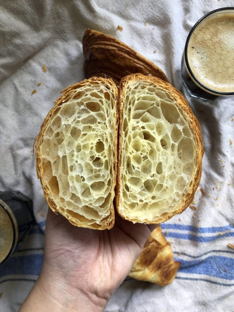 Beaucoup Bakery Croissant Cross-section 
