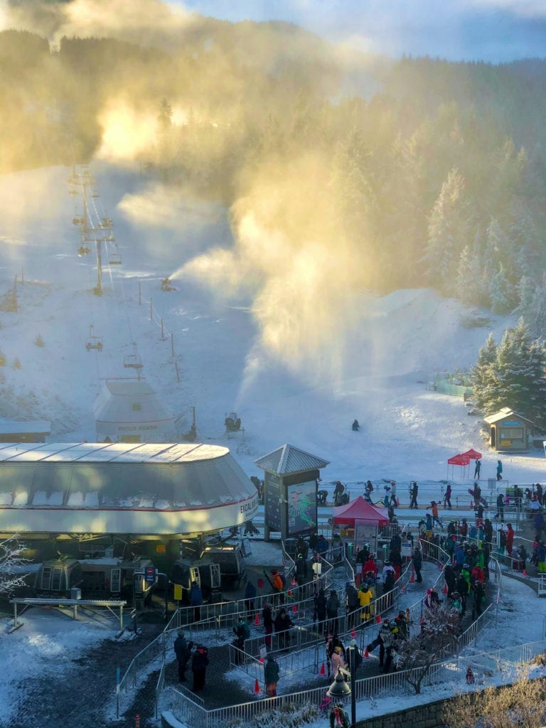 The slopes we will not be hitting this trip. Nope. Instead, we will opt for the Whistler Scandinave Spa.