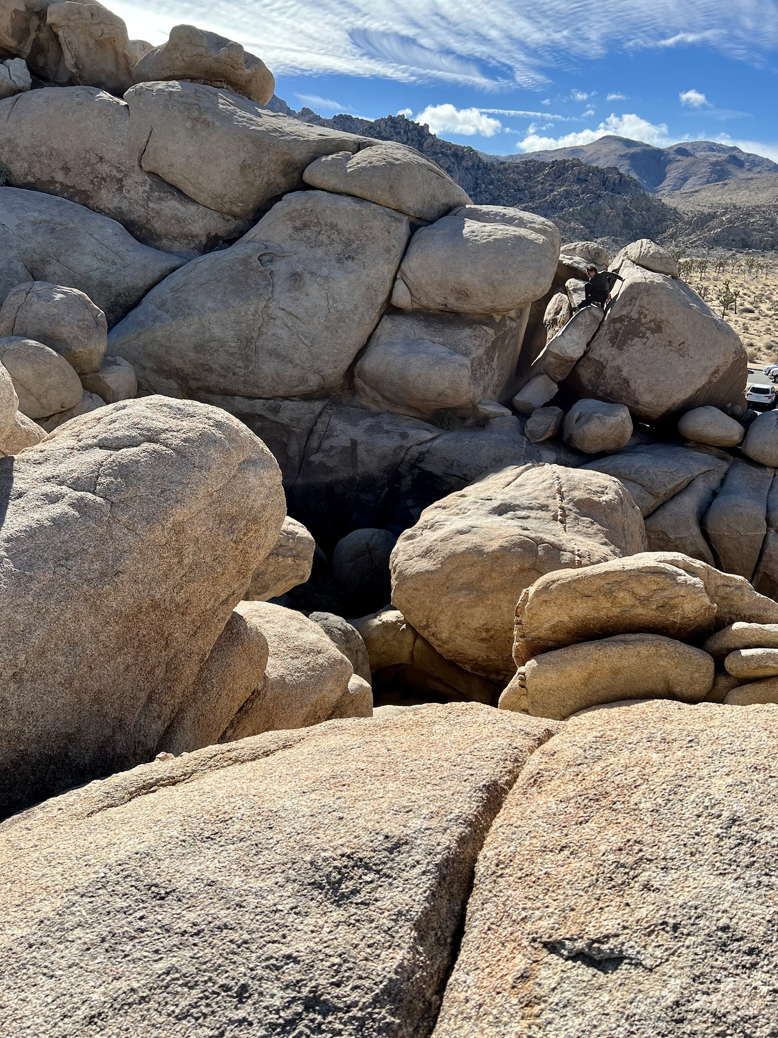 Big rocks at Joshua Tree National Park